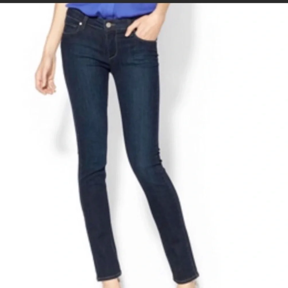 Paige Skyline Skinny Maggie Dark Wash Denim 25